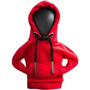 Gear Shift Hoodie,Shift Knob Hoodie,Gear Shift Cover,Funny Red Car Accessories,Car Decor and Interior（Red）
