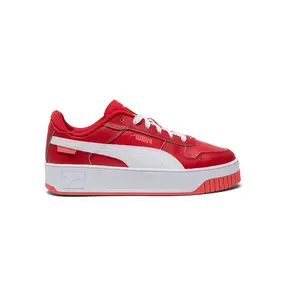 PUMA Womens Scuderia Ferrari Carina Street Lace Up Sneakers Shoes Casual - White