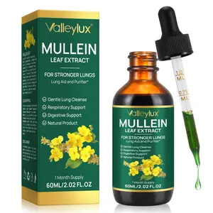 Mullein Leaf Drops with Chlorophyll Extract Drop- Lung Cleanse - Mullein Leaf Extract