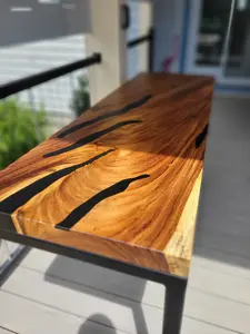 Custom Epoxy River Tables With Steel Bases *MADE IN USA*