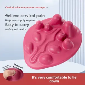 Multifunctional Ergonomic Massage Cushion, Acupressure Pillow for Shoulder Blade Relief & Back Muscle Relaxation