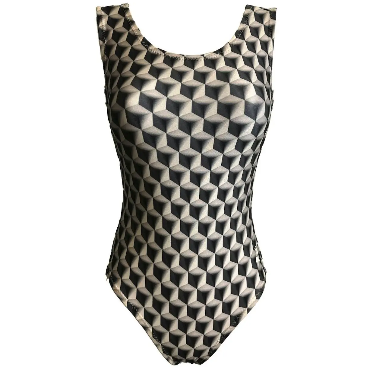 Gradient Cube Gymnastics Leotard for Girls - Foxy's Leotards