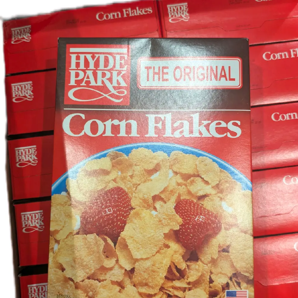 Hyde Park Corn Flakes, 12-Count Puffed Snack Cereal Box