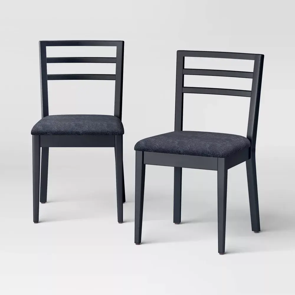 2pk Ladder Back Dining Chair - Room Essentials