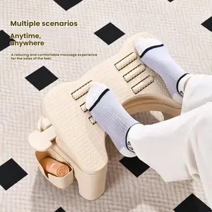 Foot Rest for Under Desk at Work - Comfortable Ergonomic Foot Stool Under Desk | Comfortable Foot Rest Under Desk | Versatile Foot Stool | Adjustable & Portable Offices Footrests for Car, Home and Offices、Poop Stool for Bathroom with Storage Box