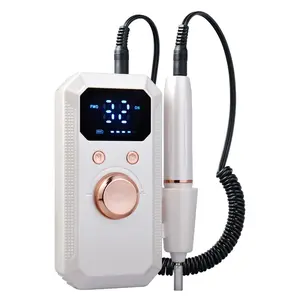 Portable Rechargeable Professional Nail Care Tool Nail Drill Machine, 32000 Rpm Electric Nail File, Gel Polish Remover, Home Salon Manicure Kit, Nail Tools