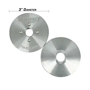 Renegade Products | 3" Mini Safety Flanges for 6" Mini Airway Buffing Wheels – 5/8"-11 Thread, Billet Aluminum