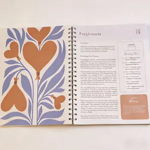 【Spring & Easter】2026 Upgraded A 52-Week Guided Study Journal for Women with Spiral Binding, Daily Reading Plan, and Note-TakingSpace (A5) Office Product Paper Book,best friend birthday gift