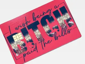 Anime Custom Credit Card Skin, Card Sticker Cover - Premium, Durable, Waterproof Material for DIY Scrapbooking & Stamping Hobbies