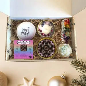 Pisces Gift Bundle, Spa Set, Pampering Gift Set, Mother, Daughter, Friend, Aromatherapy, Bath Bomb, Candle, Sage Smudge, Christmas Gift perfect secret santa gift countdown baskets