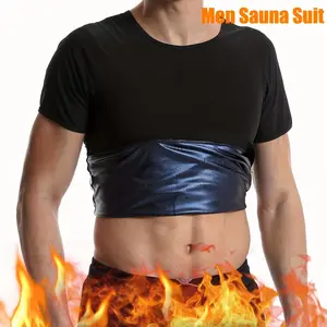 Sauna Shirt for Men, Waist Trainer, ,Tummy Control Sweat Sauna Suit for Gym Exercise Compression Shirt Workout Shapewear