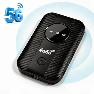 5G/4G LTE Mobile Hotspot Router,Portable WiFi Hotspot for Travle,300Mbps High Speed,2100mAh,Hotspot Device Support 10 Users,for Business/RV/Cruise/Plane, Portable Handheld Router