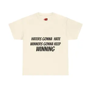 Classic Unisex Heavy Cotton Tee - Fitted Slogan Shirt for Casual Occasions - Top