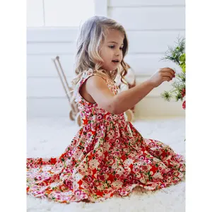 Prim Dress - Glowing Pink Flowers
