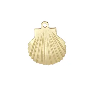 Gold Seashell Charm