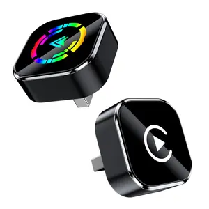 2026 Wireless carplay Adapter for iPhone/Android  Fast Connection,Hands-Free Call wireless adapter Electronic Charger carplay dongle