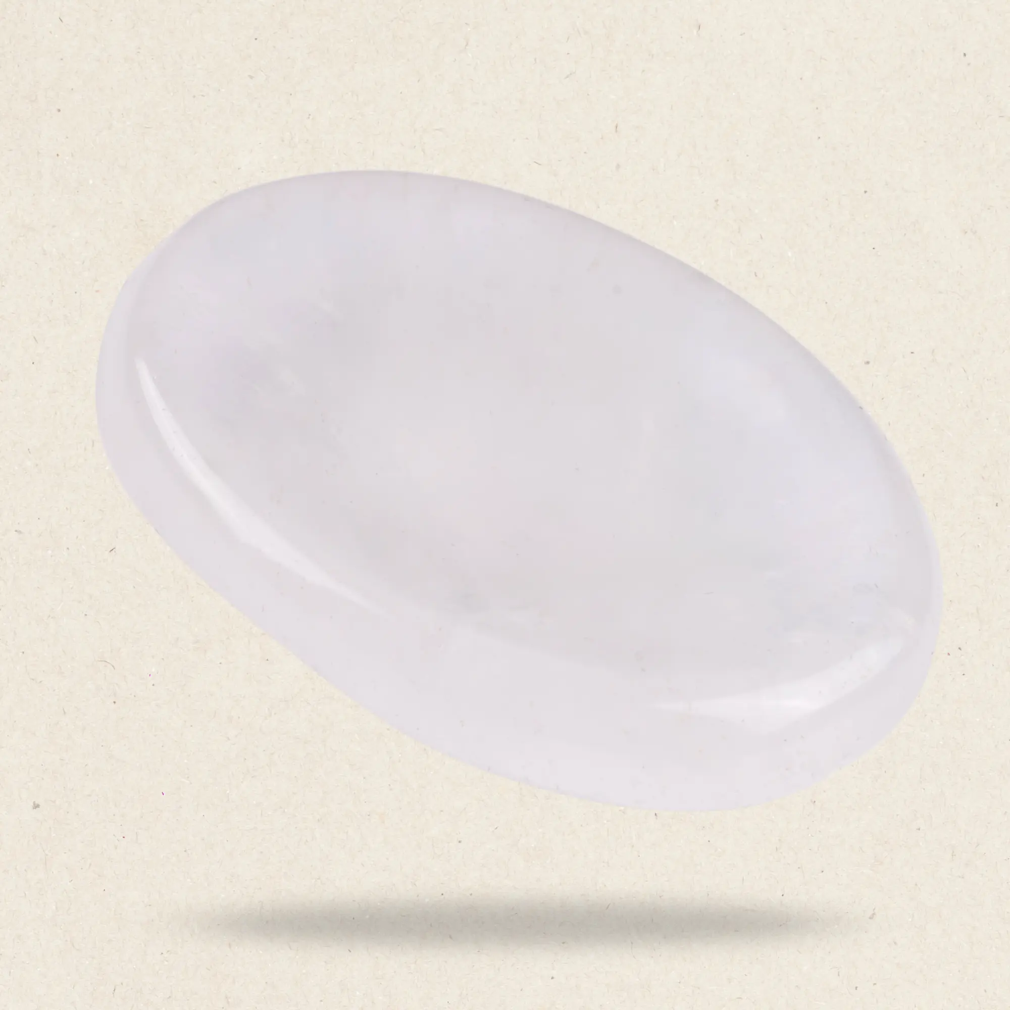 Clear Quartz Worry Stone for Anxiety Relief, Healing Crystals & Natural Energy Healing Thumb Stone, Perfect Meditation & Spiritual Gift