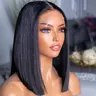 West Kiss Ready Go Pre Cut Glueless Bob Wig Straight Lace Front Human Hair Wig Pre Bleached Pre Plucked With Baby Hair