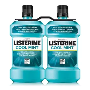 Listerine Cool Mint Antiseptic Mouthwash, 50.7 fl. oz., 2 packs Oral Daily