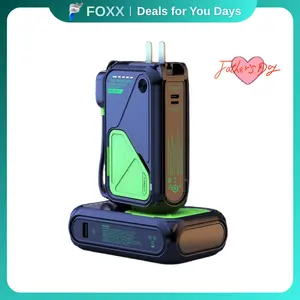 【5-in-1 Smart Power Bank】 – 20,000mAh Capacity, 15W Wireless Fast Charging & 22.5W Quick Charge, Compact & Portable, Ideal for Travel, Work, Outdoor Adventures & Daily Use, Reliable Power, Perfect Gift for Tech Lovers & Holidays