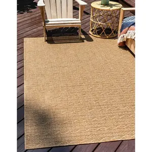 Light Brown Outdoor Modern Rug