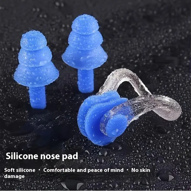 Swimming nose clip earplug cover, adult swimming equipment supplies for nose plugs, Swimming Accessories