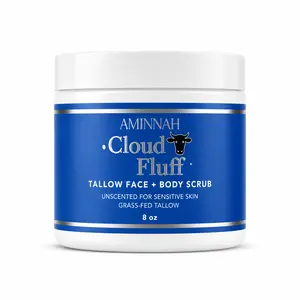 Cloud Fluff Beef Tallow Face and Body gentle sugar scrub