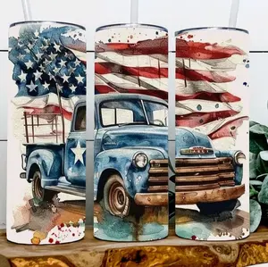 Vintage Star Truck Tumbler