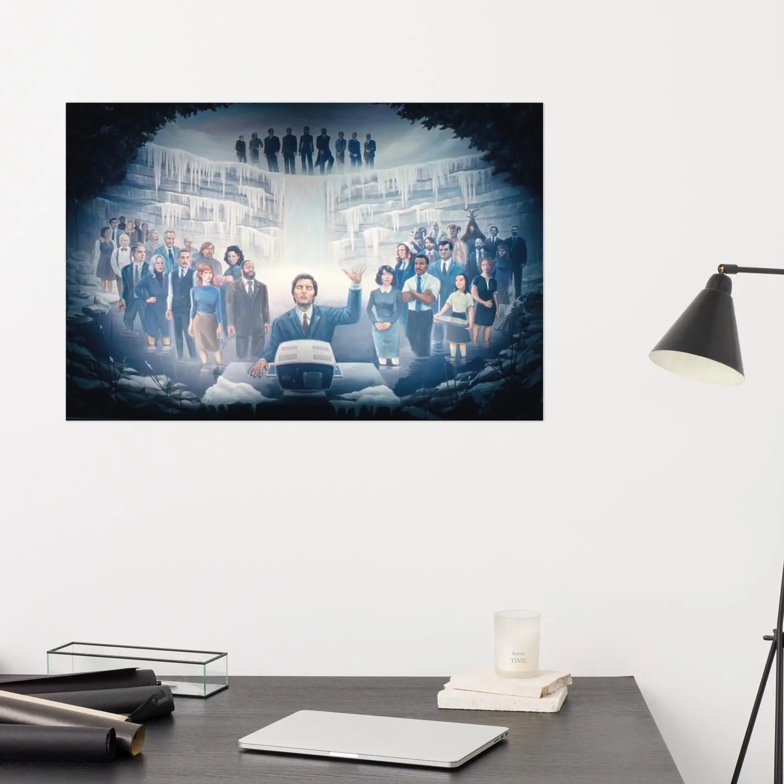 Severance LUMON Employees Poster | Sci-Fi Lumon Wall Art | Dystopian TV Show Home/Office Decor | Lumon-Inspired Wall Art | Funny Severance Print