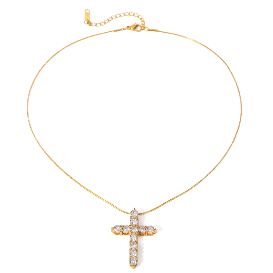 Chunky Cross Necklace