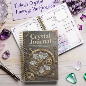 My Crystal & Hydromancy Journal - A5 Spiral Bound Logbook for the Art of Water Scrying, A Guided Organizer for Interpreting Ripples, Reflections, and Divine Messages