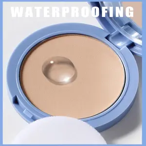 MAYCHEER Compact Flawless Powder Fog Dry WetDual-use,Natural Concealer Durable Waterproof.Lightweight & Breathable Setting PowderCosmetic Makeup