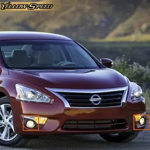 RH LH Fog Lights W/ H11 Bulbs Fit For Altima Maxima Rogue Sentra Clear Pair