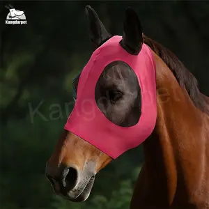 Kangdarpet Horse Fly Mask | Breathable Mesh, UV Protection, Elastic Fit for Riding & Pasture, Horse Accessories