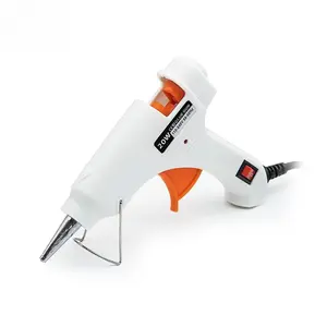 20W Hot Melt Glue Gun with Switch .suit 7mm Glue Stick Mini Indusrial Adhesive Hot Gun Electric Heat Temperature Gun Repair Tool