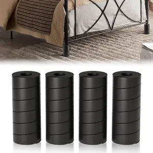 Bed Frame Leg Covers, Reusable Bed Frame Toe Protectors,Bed Frame Feet Protectors,Bed Frame Foot Collision Guards/Pads/Safty Shield,Prevent Toe-stubbing Incidents from sofa/chair/table (15cm-4pcs)