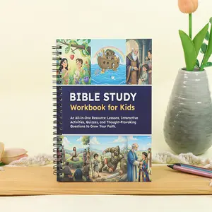 Bible Study Workbook for Kids, Lessons, Activities, Quizzes, Questions, Deepen Faith, Bible Study Activity Books for Children