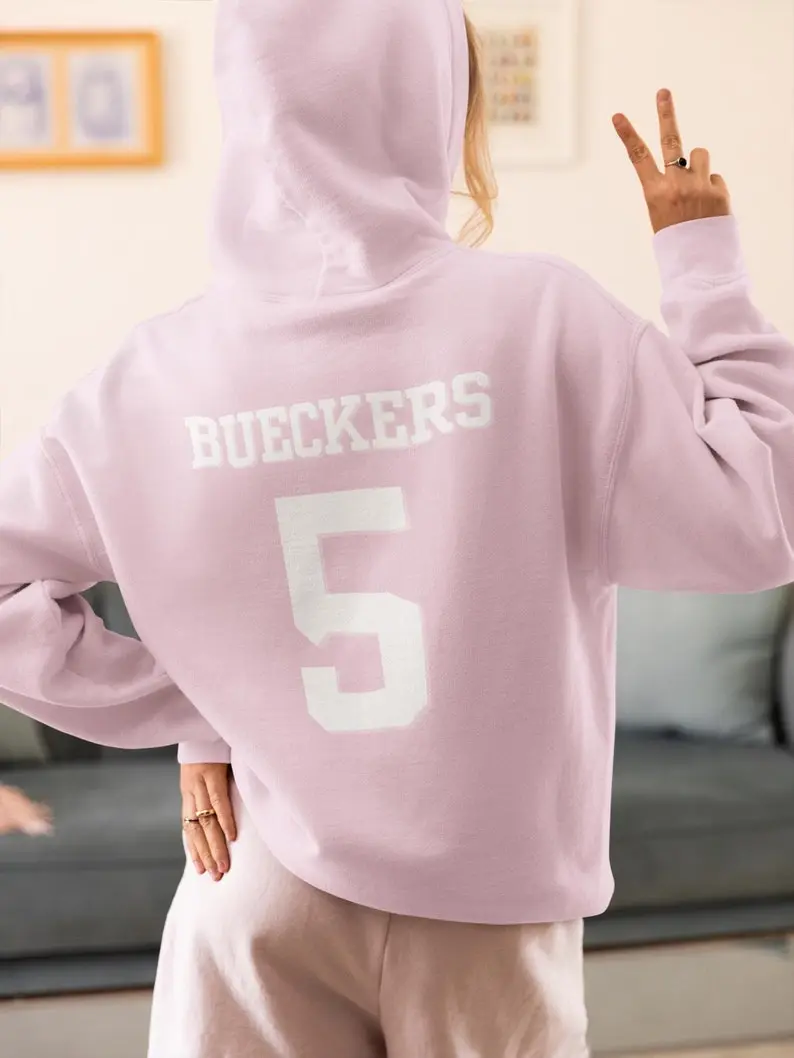 Paige Bueckers 5 Sweatshirt Hoodie - Women's Basketball Star Bueckers Jersey - Unisex Sweatshirt - Basketball Lover Gift