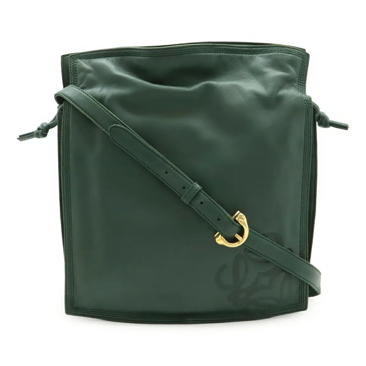 Pre-owned Loewe Lambskin Shoulder Bags Flamenco Nappa Leather Shoulder Bag