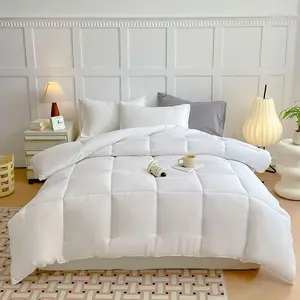 Solid Color Quilt, Soft Comfortable Bedding, Lightweight Warm Comforter for Home Bedroom, Bedding Supplies for All Seasons, Lightweight Duvet