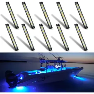 Marine Led Boat Lights, Night Fishing Lights, Boat Interior Lights, No Drilling Install Boat Deck Lights Courtesy Lights