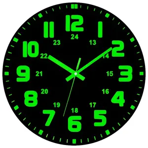 Wireless, luminous vinyl wall clock with large digits. No ticking, silent, suitable for living rooms, bedrooms, offices, and kitchens. A perfect gift for parties, New Year's celebrations, anniversaries, and graduation seasons. mirror