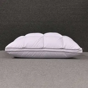White Goose Down Cotton Single Household Sleep Aid Pillow
