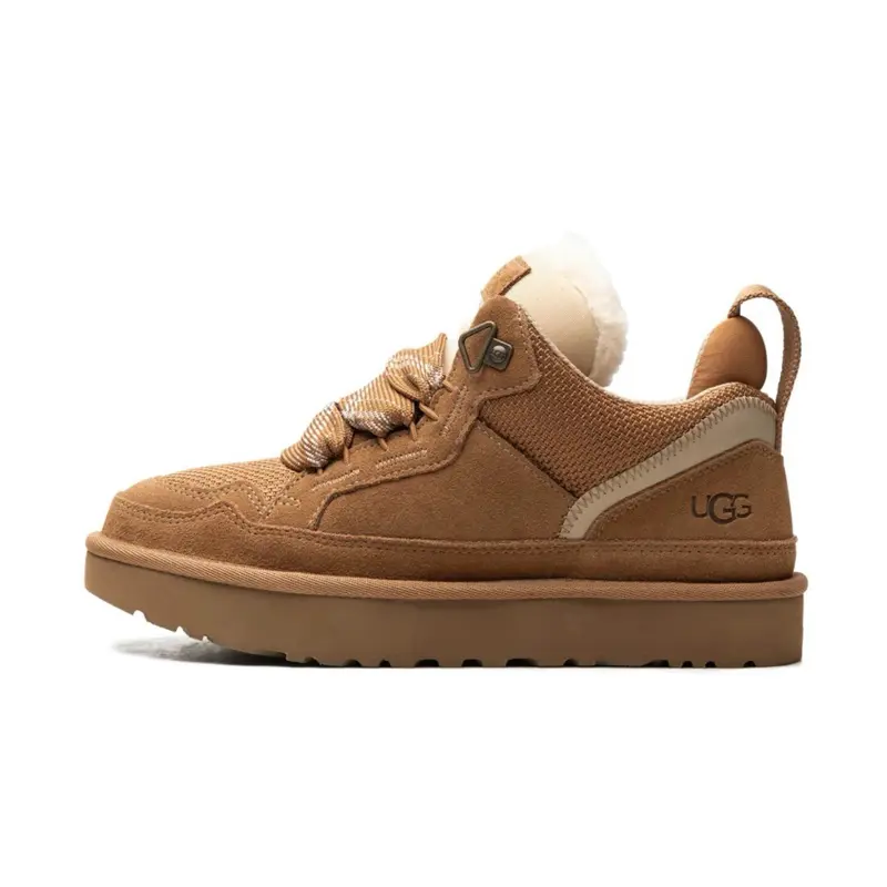 UGG Lowmel Chestnut Women’s Perfect Trendy Casual Comfort Footwear Walking Shoes Girl Fall Fashion Winter Closed Sneaker, Rubber, Low Top