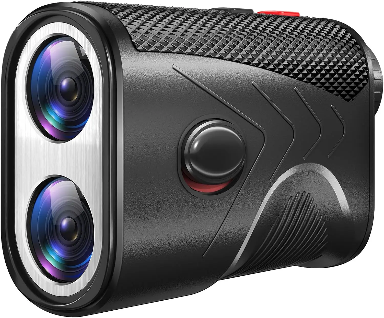 Rechargeable Golf Laser Rangefinder - 1200-yd Range, 7X Magnification, Slope Function, Flag Pole Locking Vibration, Magnet Stripe - Hunting Outdoor Accessory for Men