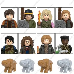 Stranger Upside Down Mini Action Figures Mike Lucas Will Demogorgon Model Building Blocks American TV Thriller Movie Bricks Toys