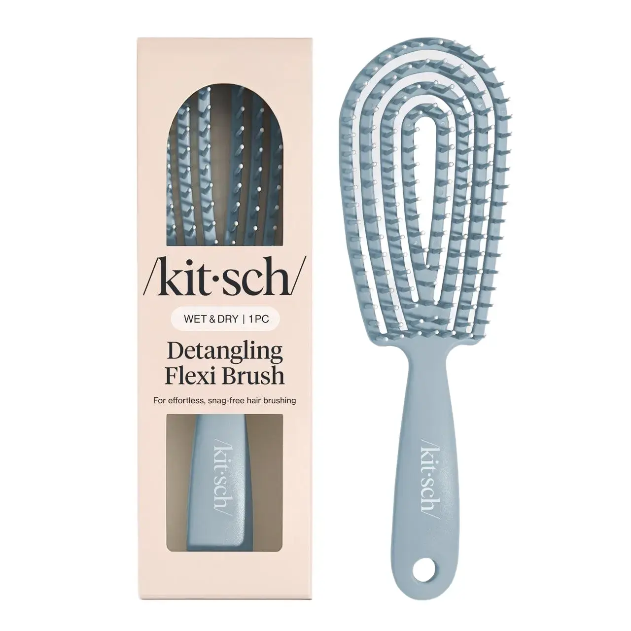 Kitsch Haze Blue Detangling Flexi Brush Kitsch Haze Blue Detangling Flexi Brush