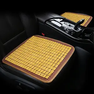 Bamboo Seat Cushions Set, Breathable & Anti-Slip Design, Perfect for Summer Use, Ideal for Chairs & Cars, Dimensions 45x45cm