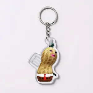 The Burnt Peanut Arc Raiders Keychain – Viral Stream Inspired Gaming Charm, Sci-Fi Shooter Community Collectible Accessory Gift for Meme Lovers, Gift for Arc Raiders Fans, Gift for Stream Viewers, Gift for FPS Gamers