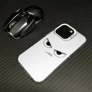 Fierce and cute expression Fashion TPU Laser Craft Phone Case for iPhone 17 16 15 14 13 12 11 Samsung Galaxy S25 S24 S23 S22 Anti-Drop Protection